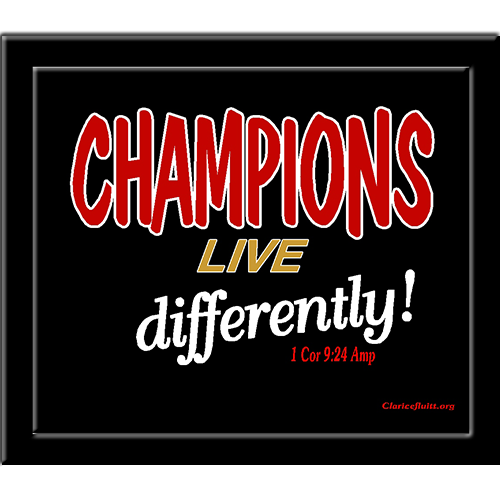 Champions Live Differently Poster