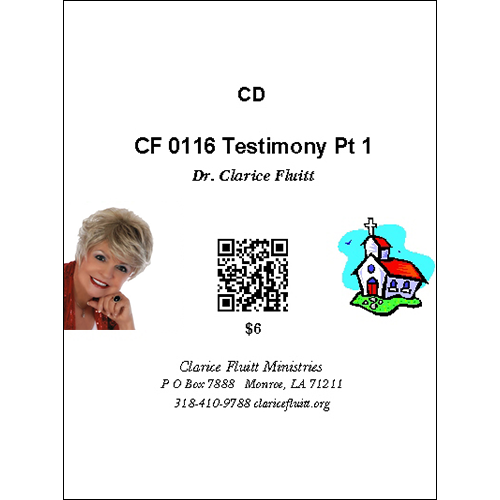 Dr Clarice Fluitt Personal Testimony