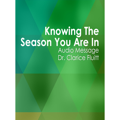 Knowing the Season You Are In