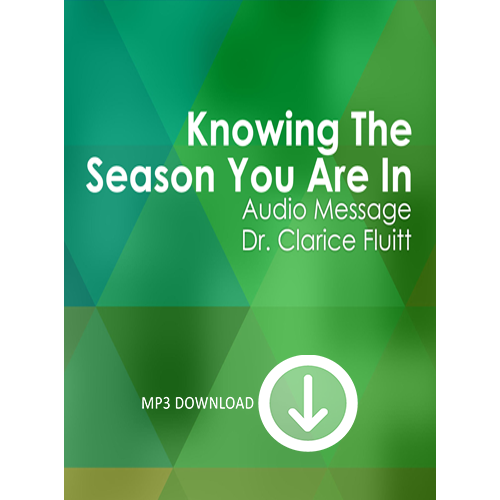 Knowing the Season You Are In